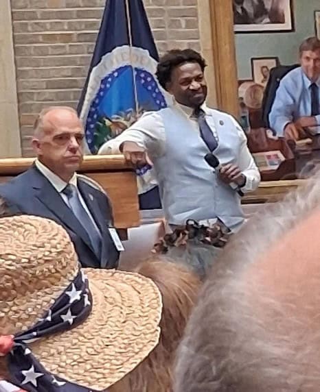 Pastor Lorenzo with the Bishop