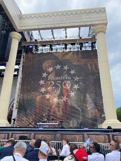 Freedom 250 Stage